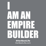 Window Cling | I Am An Empire Builder | Square