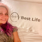 Her Best Life Pillow Case